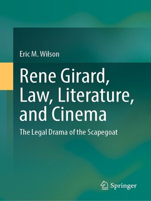 cover image of Rene Girard, Law, Literature, and Cinema